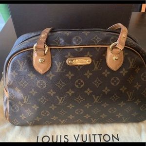 Authentic Louis Vuitton Monogram Monty GM handbag